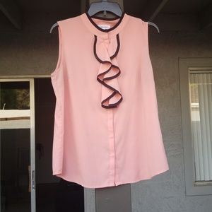 Peach dressy top